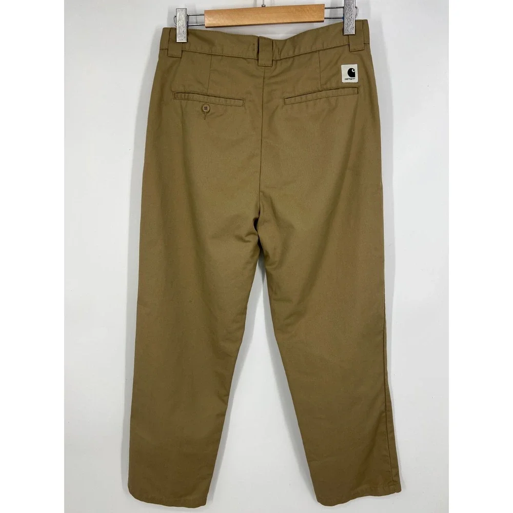 Carhartt WIP Work In Progress Straight W' Master Pant Womens Size 30‎ Tan Brown